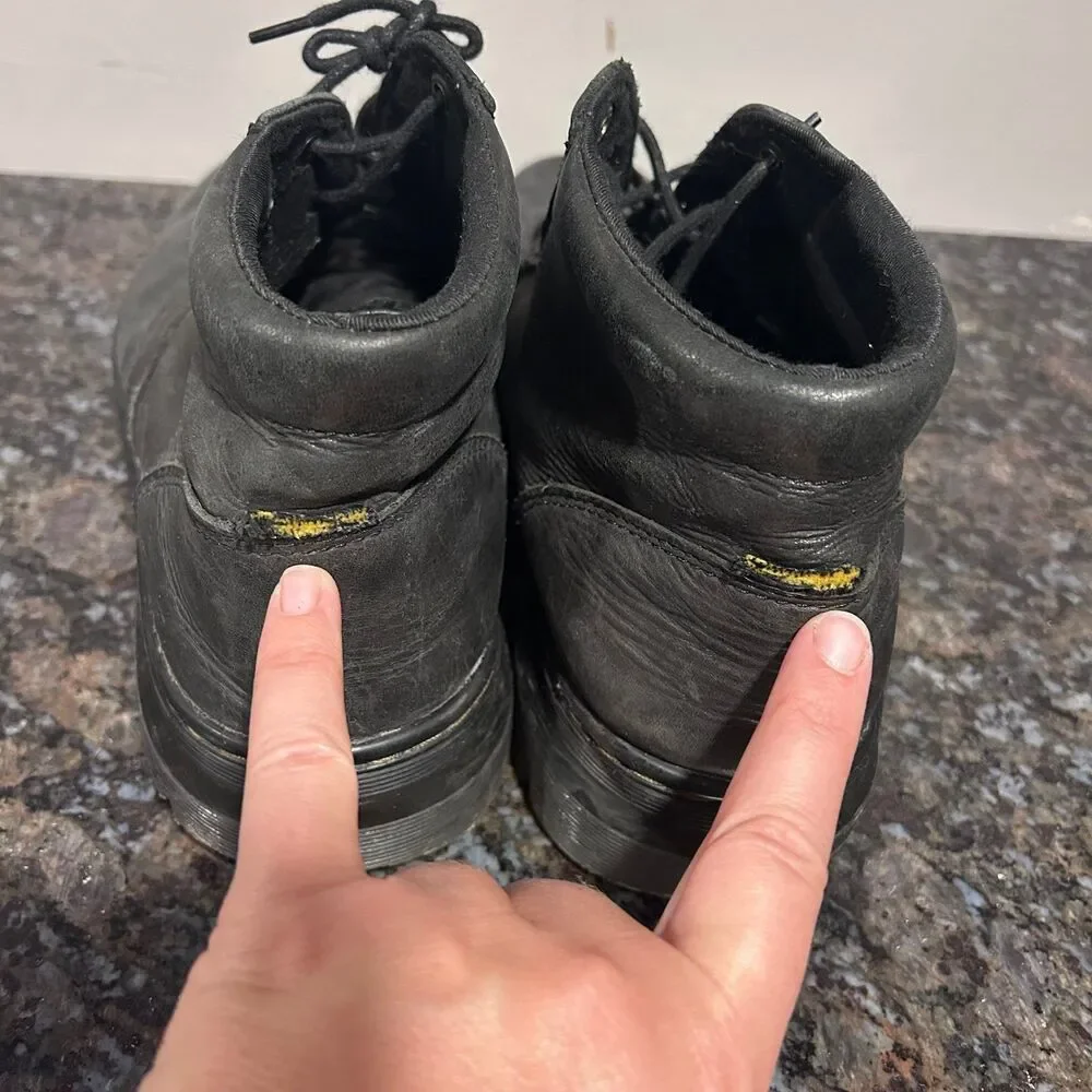 Dr. Martens Bonny Leather Black Chukka Utility Boots Mens 10 JY004 KM07Y